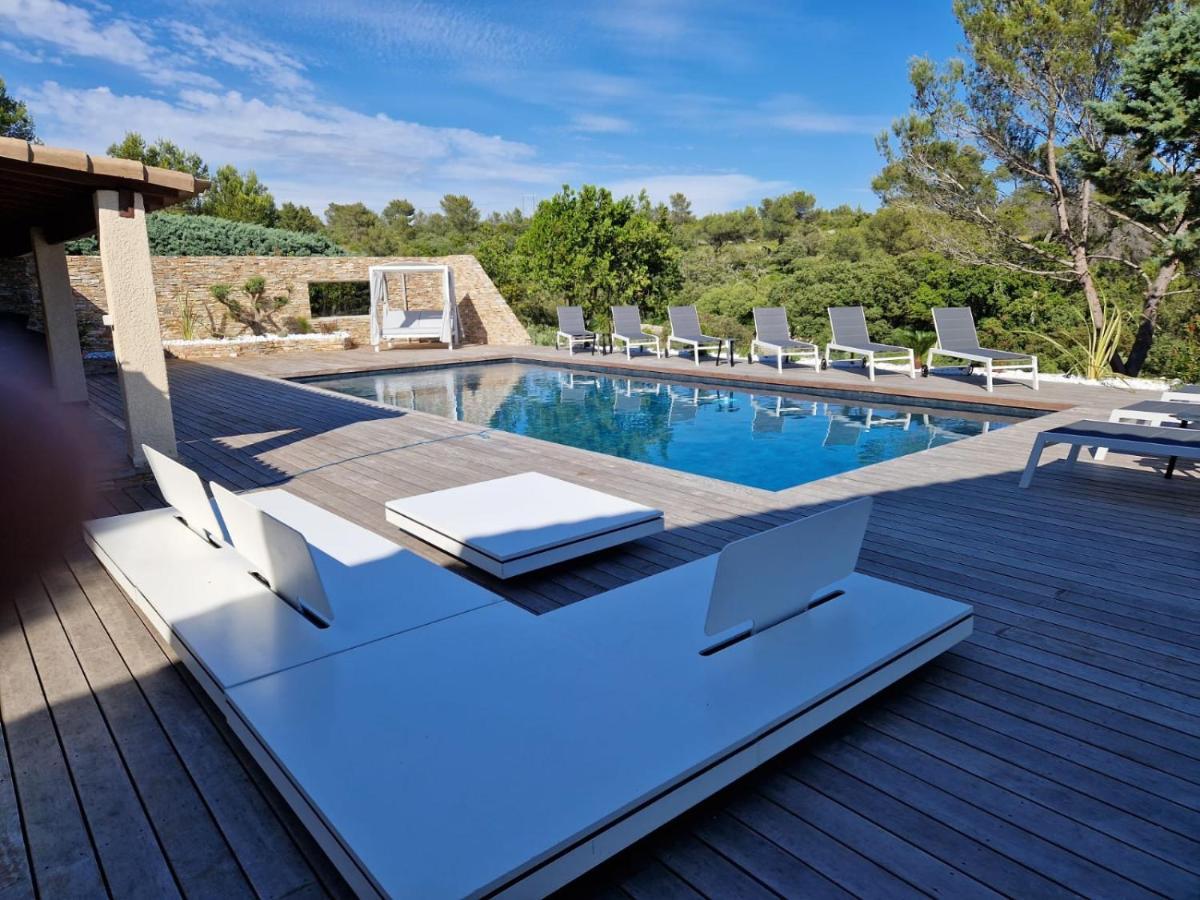 Magnifique Villa De Luxe Au Coeur De La Garrigue ニーム エクステリア 写真