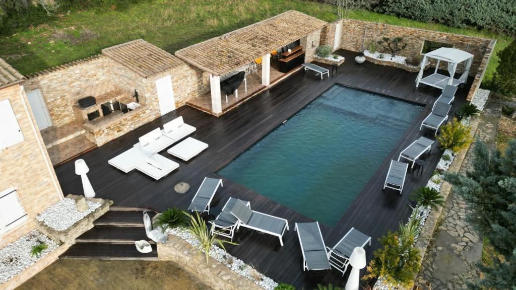 Magnifique Villa De Luxe Au Coeur De La Garrigue ニーム エクステリア 写真